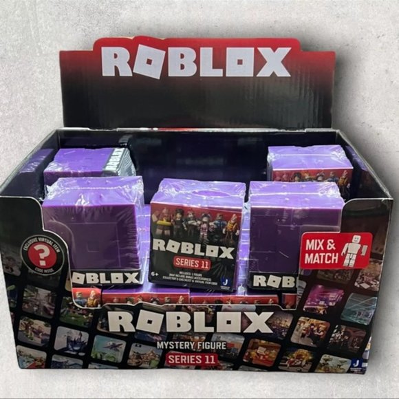 2022 ROBLOX Action Figure Collection SERIES 11 Purple Mystery Blind Box Cube 3PK - Picture 11 of 12